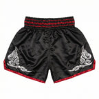 Red and Black Kangrui Muay Thai Shorts - Red Void