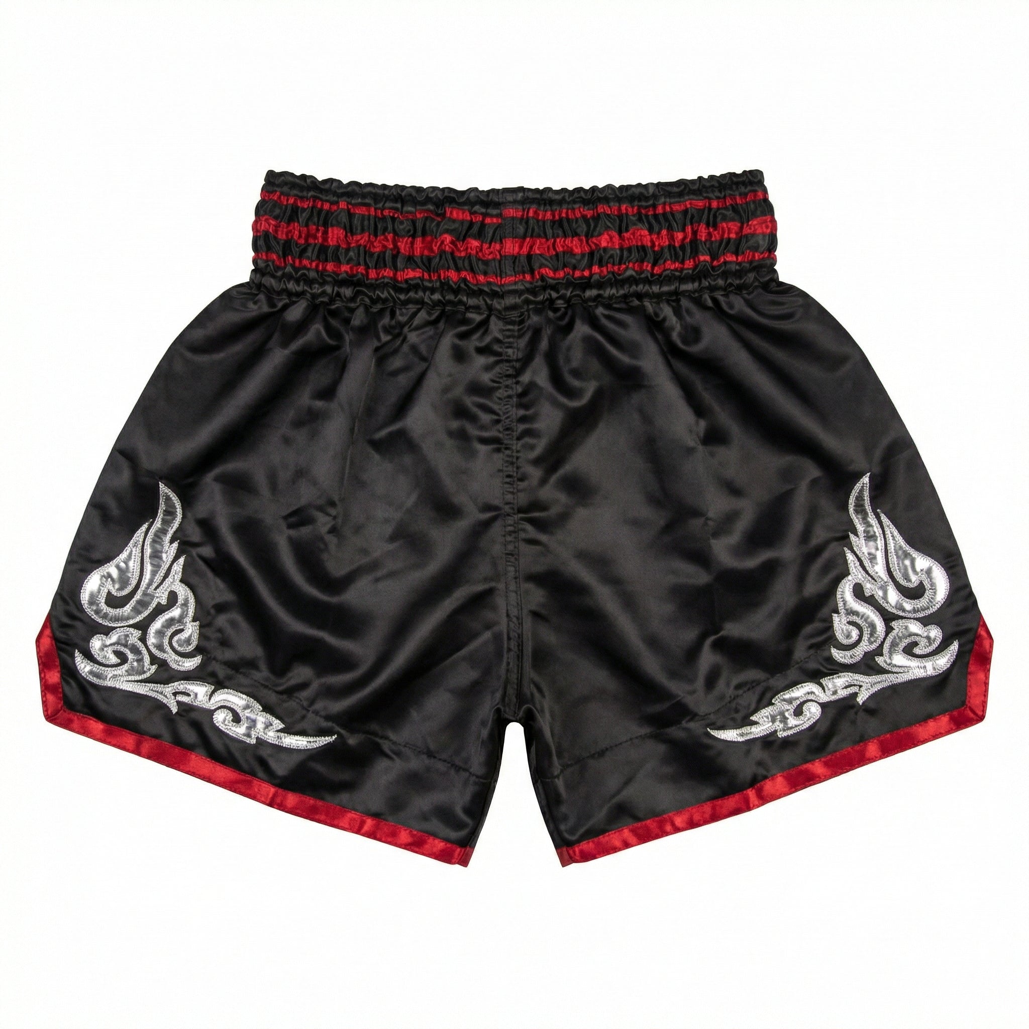 Red and Black Kangrui Muay Thai Shorts - Red Void