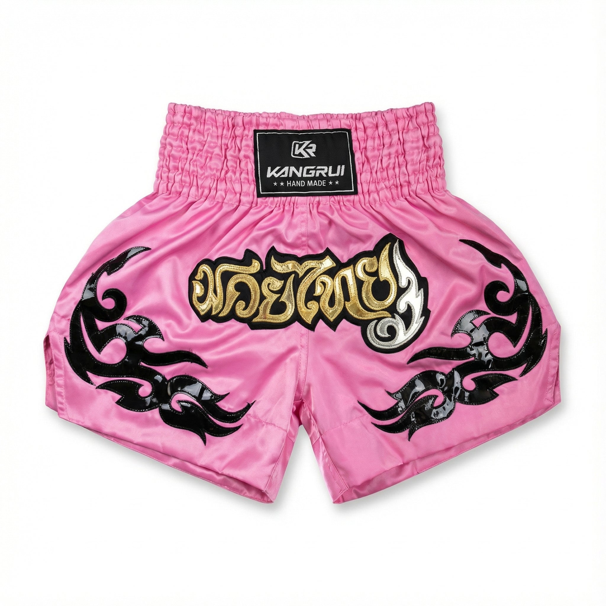 Bubblegum Pink Kangrui Muay Thai Shorts - God of War