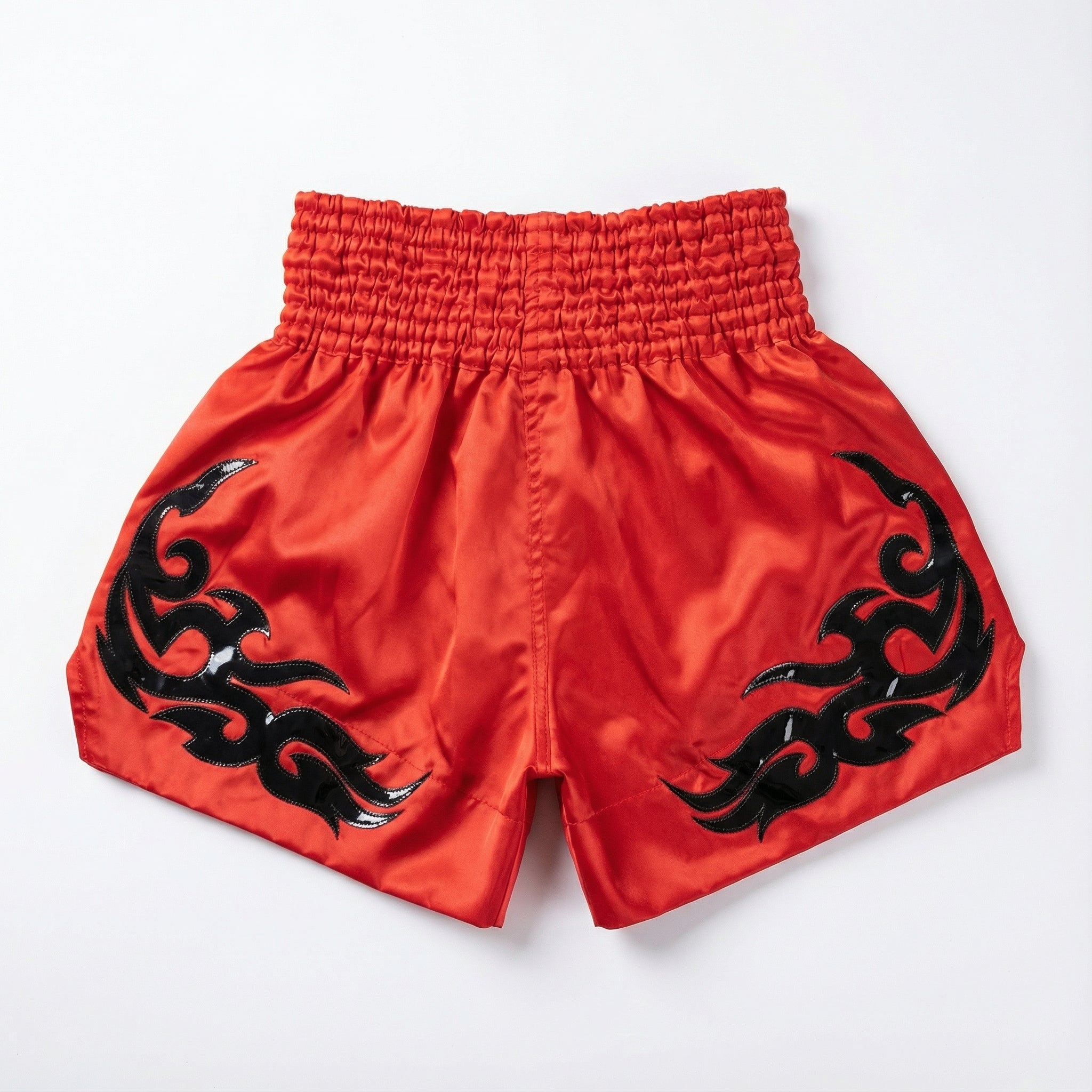 Red Muay Thai Kangrui Shorts - Crimson Dominion